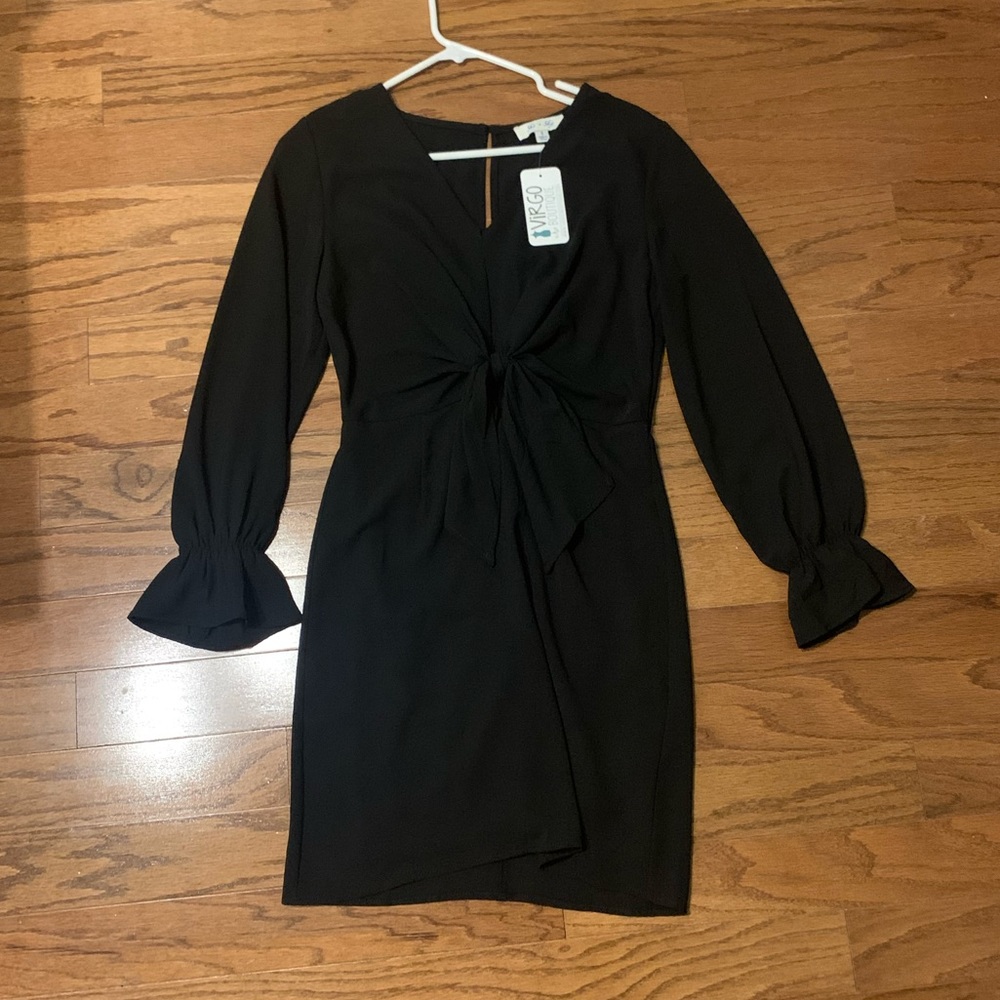 Black long sleeve dress